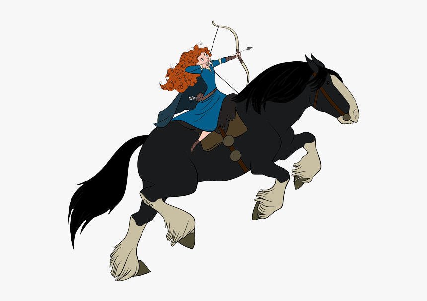 Brave And Her Horse - Merida Horse, HD Png Download, Free Download