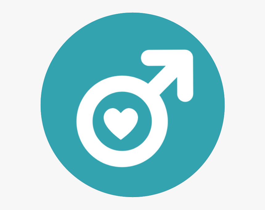 Men Symbol Man Sexual Health Disability Mars Symbol - Circle, HD Png Download, Free Download