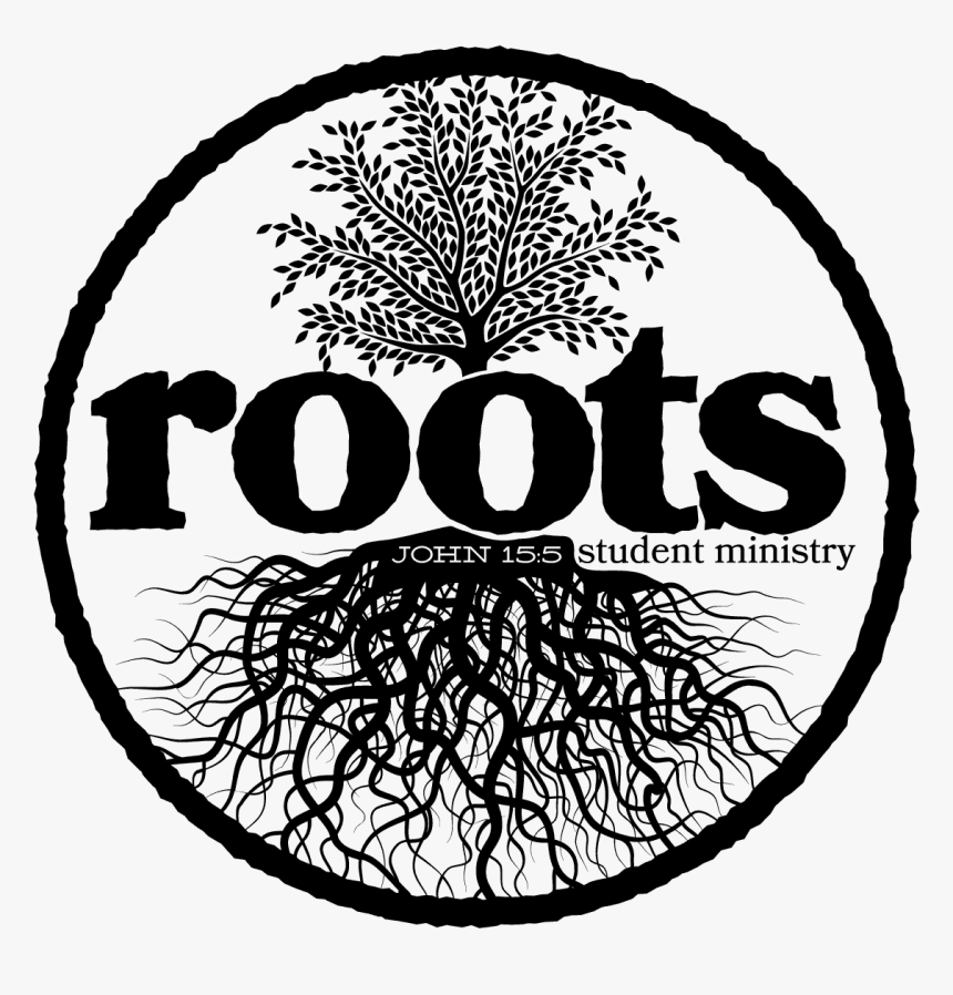 Roots Logo Black 1200px - Painted Tree With Roots, HD Png Download, Free Download