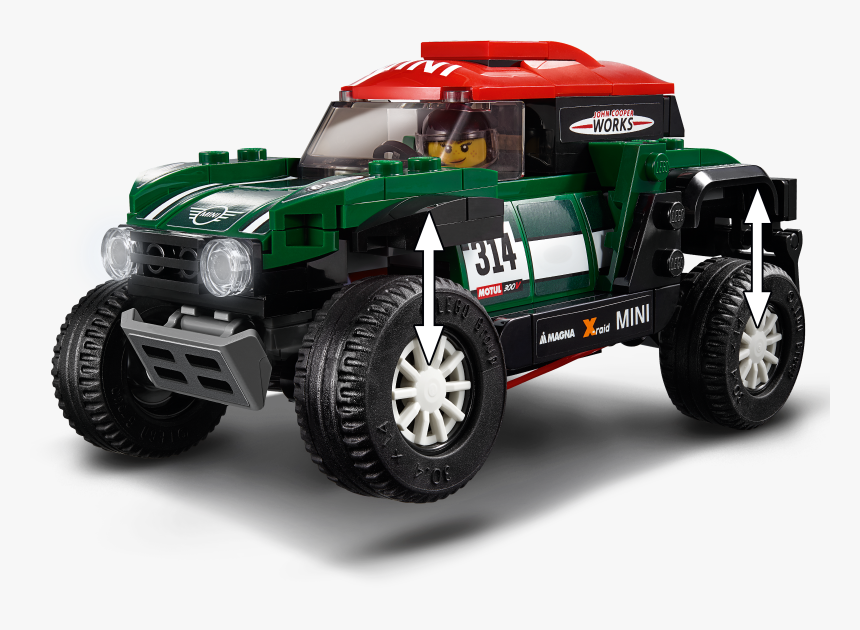 Lego Speed Champions Mini Cooper Rally Car, HD Png Download, Free Download