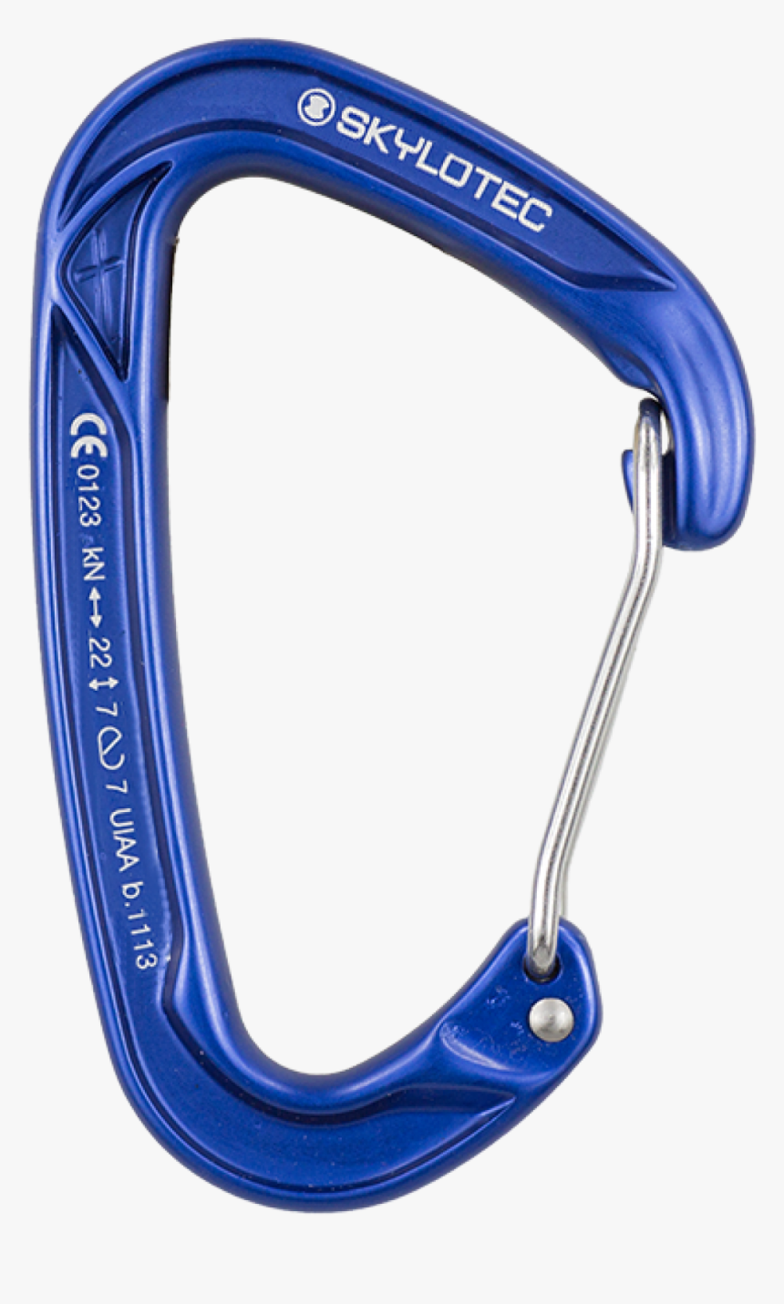 Blue Clip Carabiner, HD Png Download, Free Download