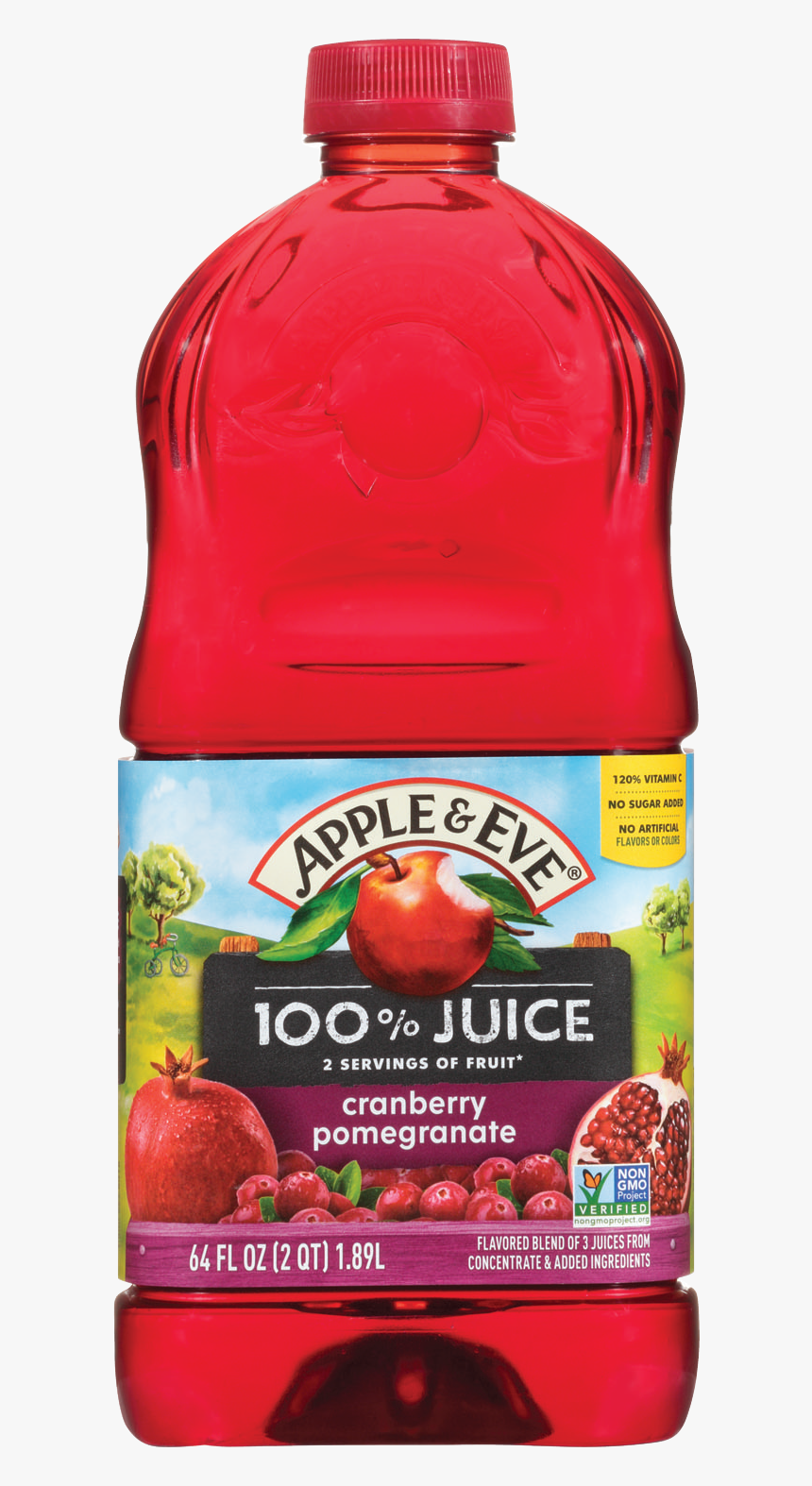 Cranberry Pomegranate - Apple And Eve Cranberry Juice, HD Png Download, Free Download