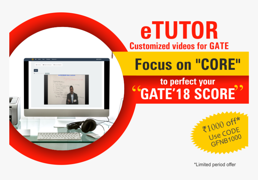 Etutor For Gate - Flyer, HD Png Download, Free Download