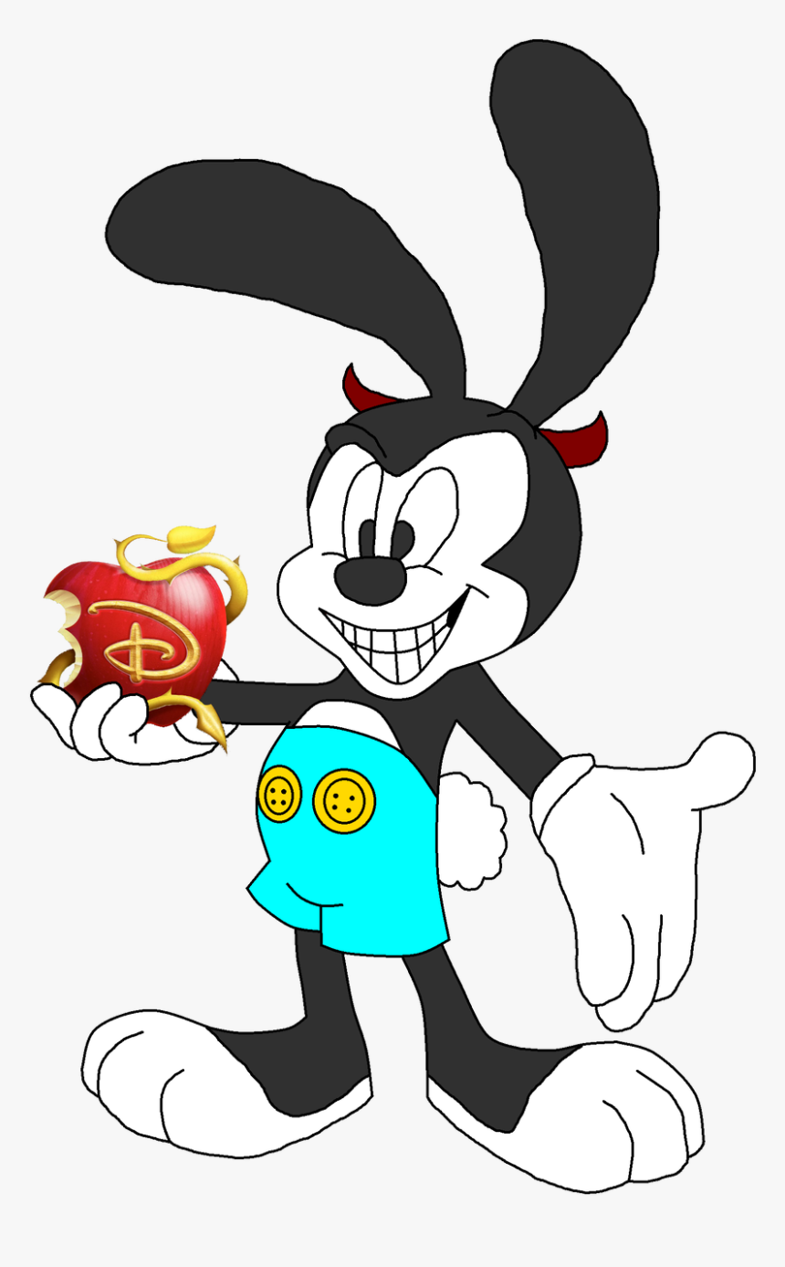 Descendants Apple Png - Oswald The Lucky Rabbit New Design, Transparent Png, Free Download