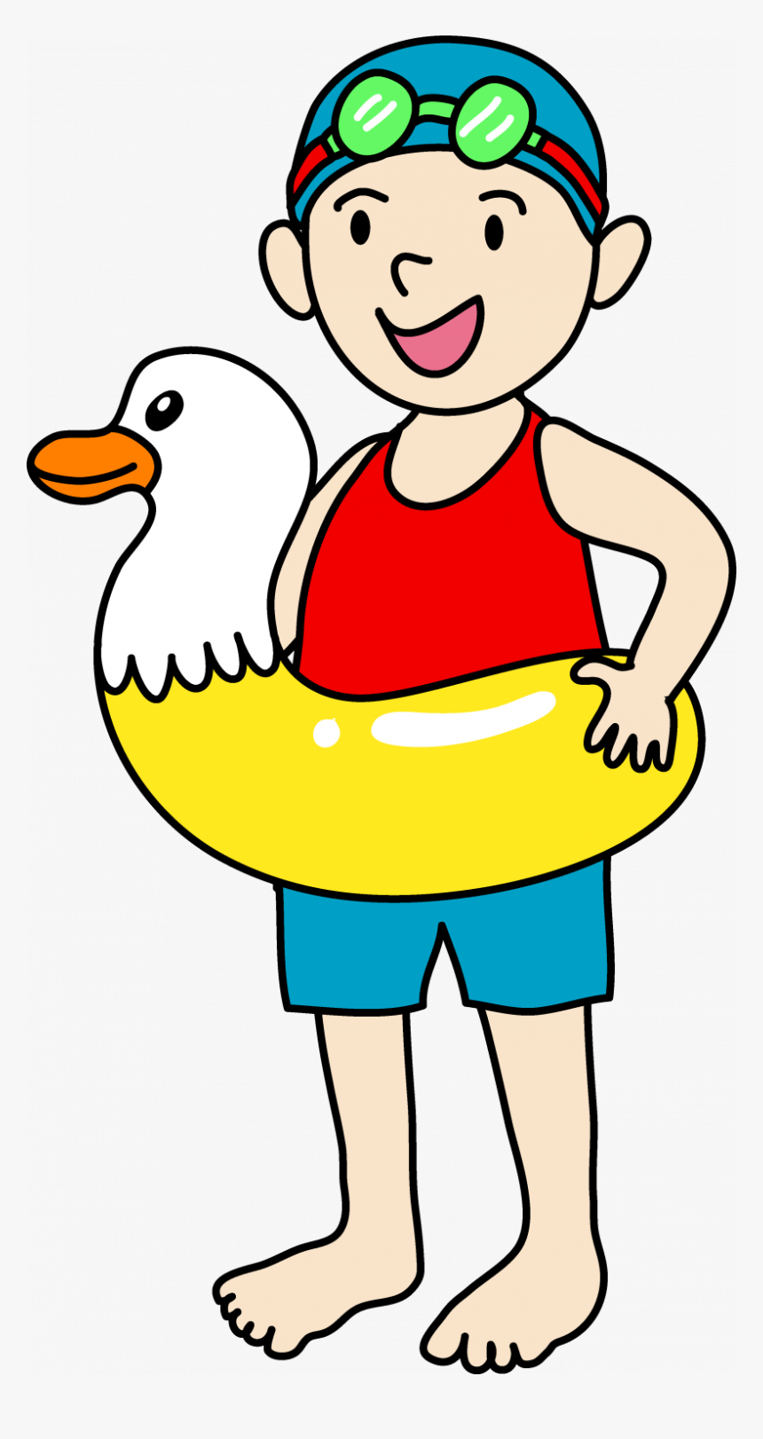 Pool Images Clip Art - Boy Swimming Pool Clipart, HD Png Download, Free Download