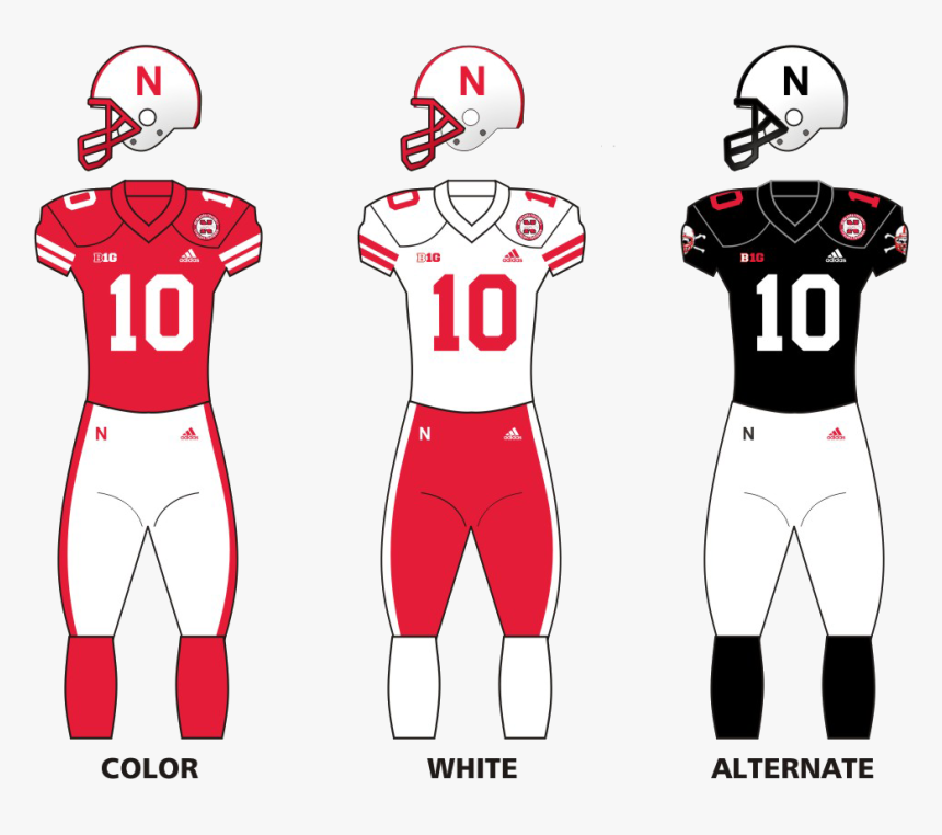 Nebraska Cornhuskers Uniforms19 - Green Bay Packers, HD Png Download ...