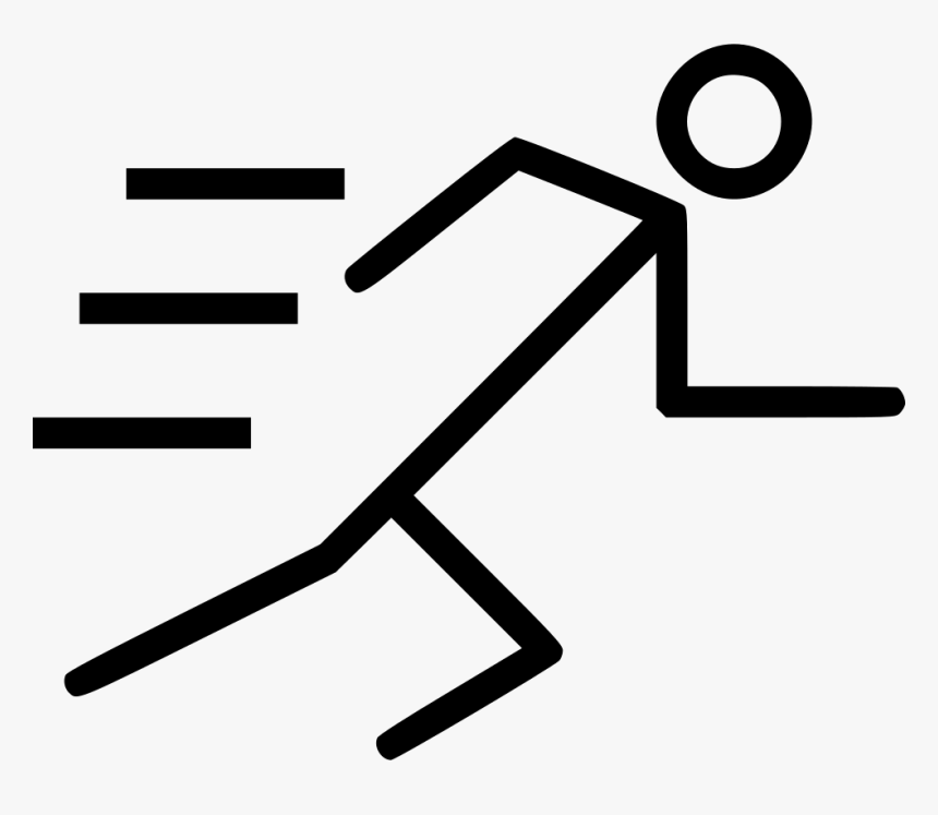 Run Running Race Marathon Athletics - Moving Symbol, HD Png Download, Free Download