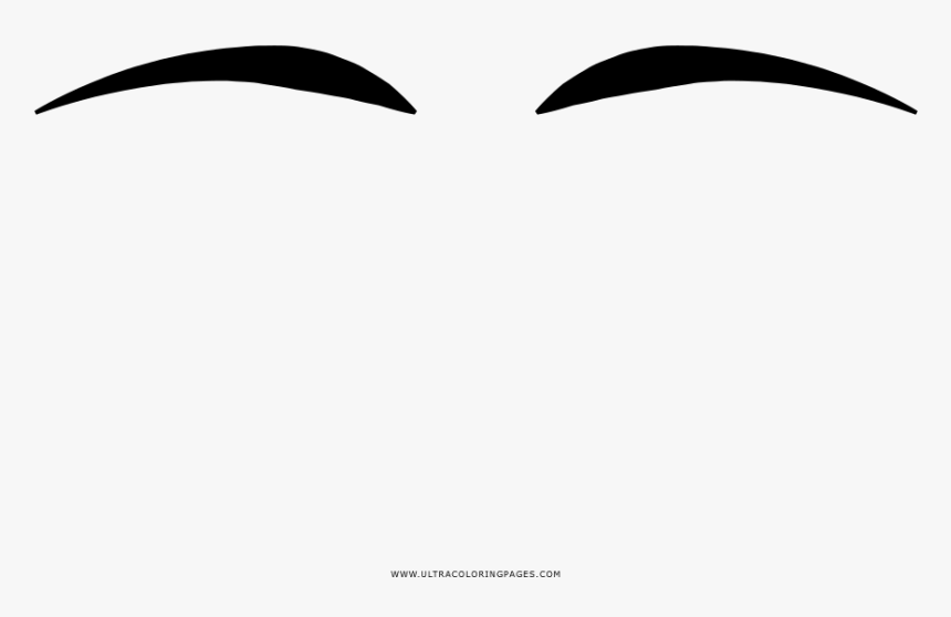 Eyebrows Coloring Page, HD Png Download, Free Download