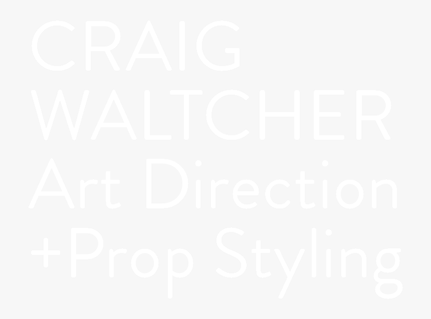 Craig Waltcher Art Direction Prop Styling - Poster, HD Png Download, Free Download