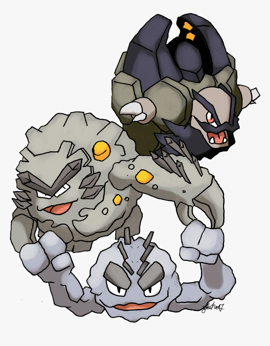 #alola#alolan Geodude#geodude#alolan Graveler#graveler#alolan - Cartoon, HD Png Download, Free Download