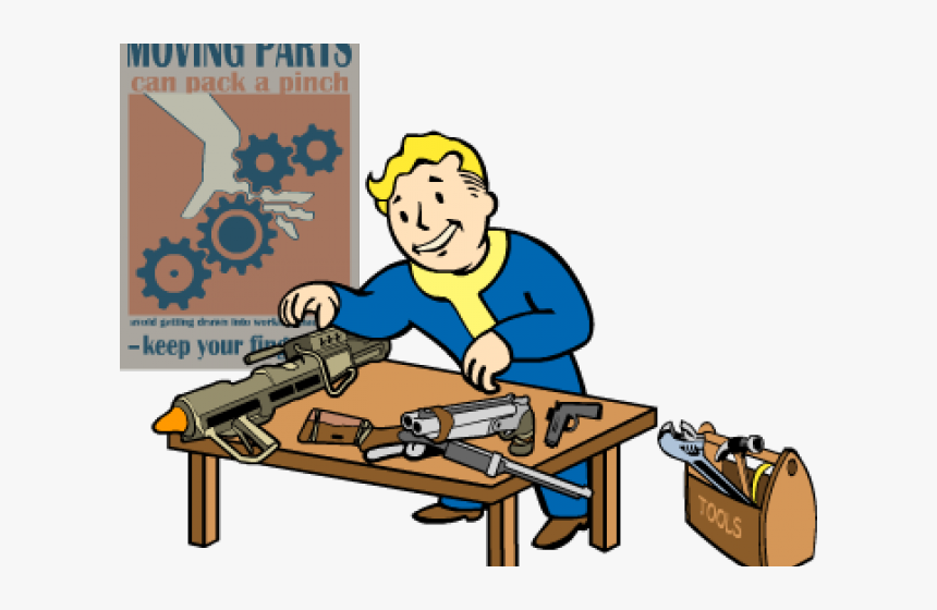 Shotgun Clipart Lever Action Rifle - Fallout 3, HD Png Download, Free Download