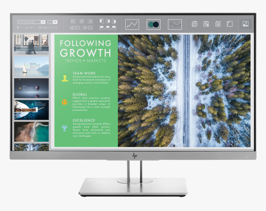 Hp Elitedisplay E243 Monitor, HD Png Download, Free Download