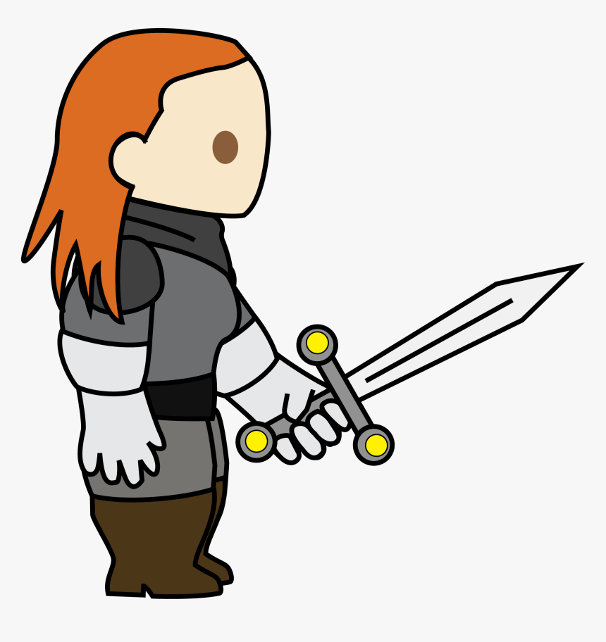 Female Warrior , Png Download - Cartoon, Transparent Png, Free Download