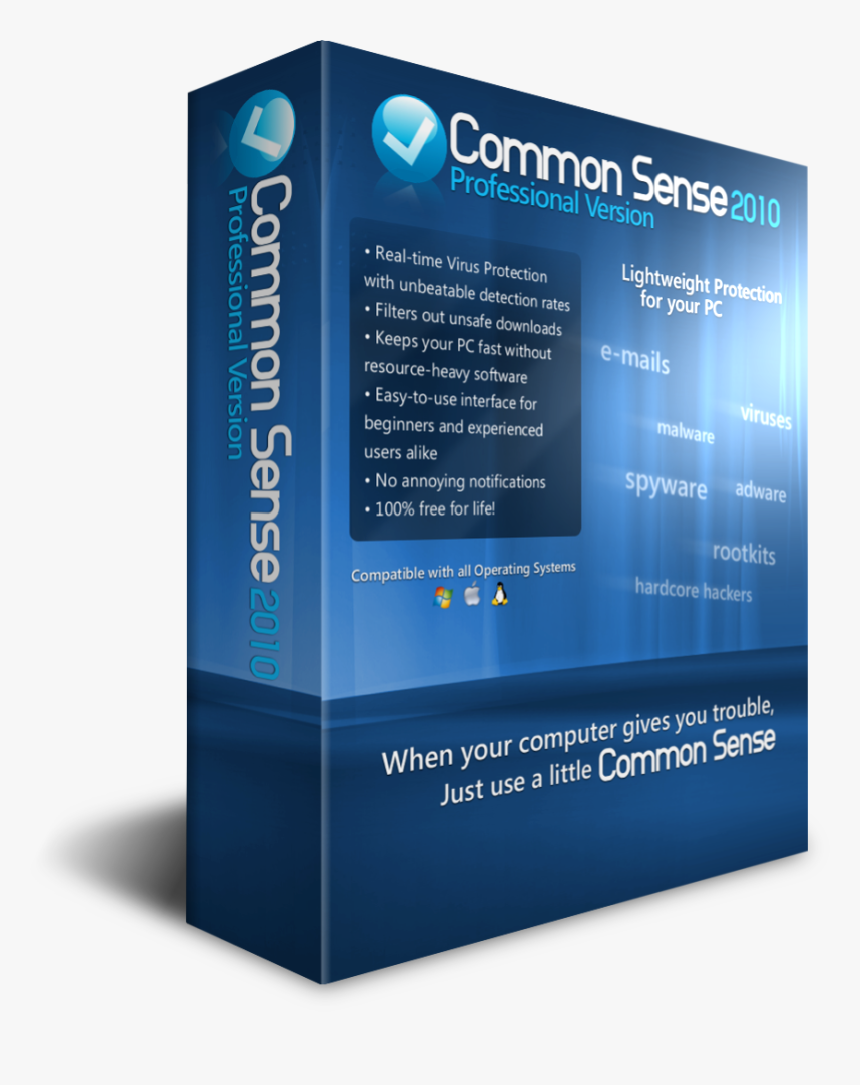 Transparent Pomf Png - Common Sense 2019 Antivirus, Png Download, Free Download
