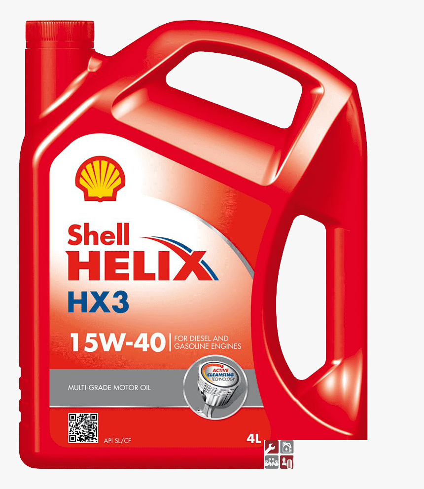 Motor Oil Bottle Png Pic - Shell Helix Hx3, Transparent Png, Free Download