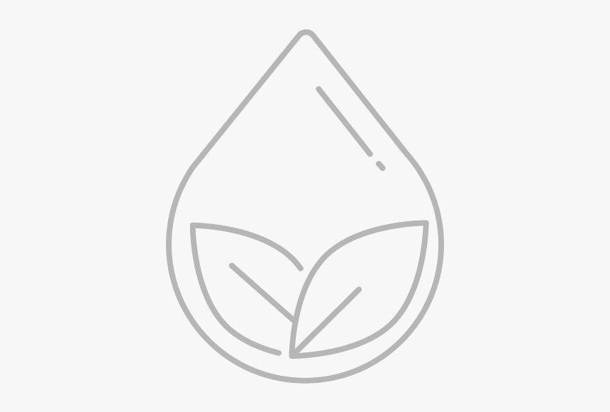 Water Drop With Leaves - Emblem, HD Png Download, Free Download