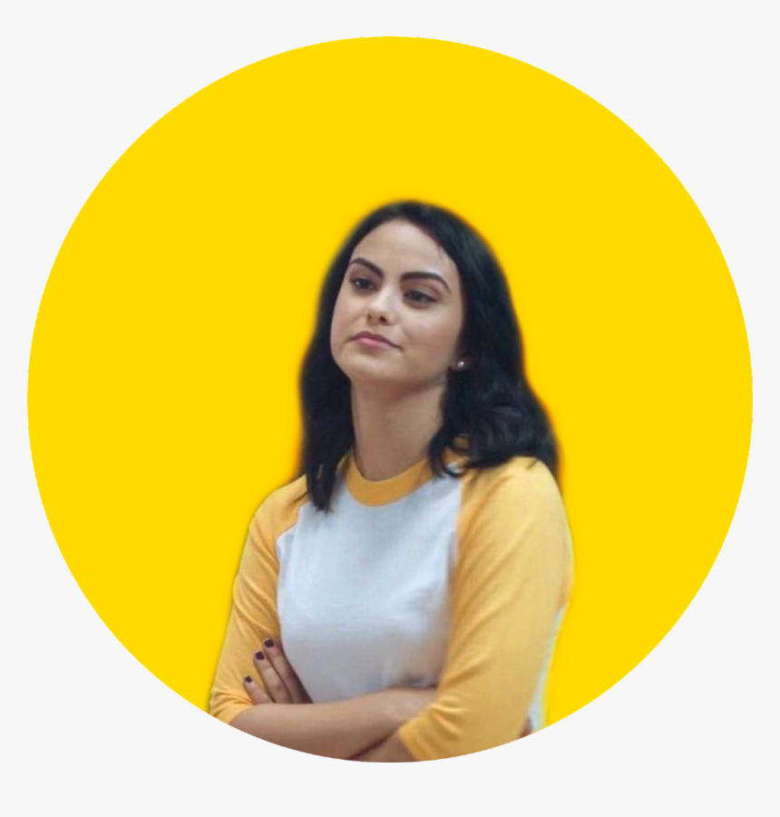 Veronica Lodge Camilamendes Riverdale Yellow Freetoedit - Veronica Lodge Png, Transparent Png, Free Download