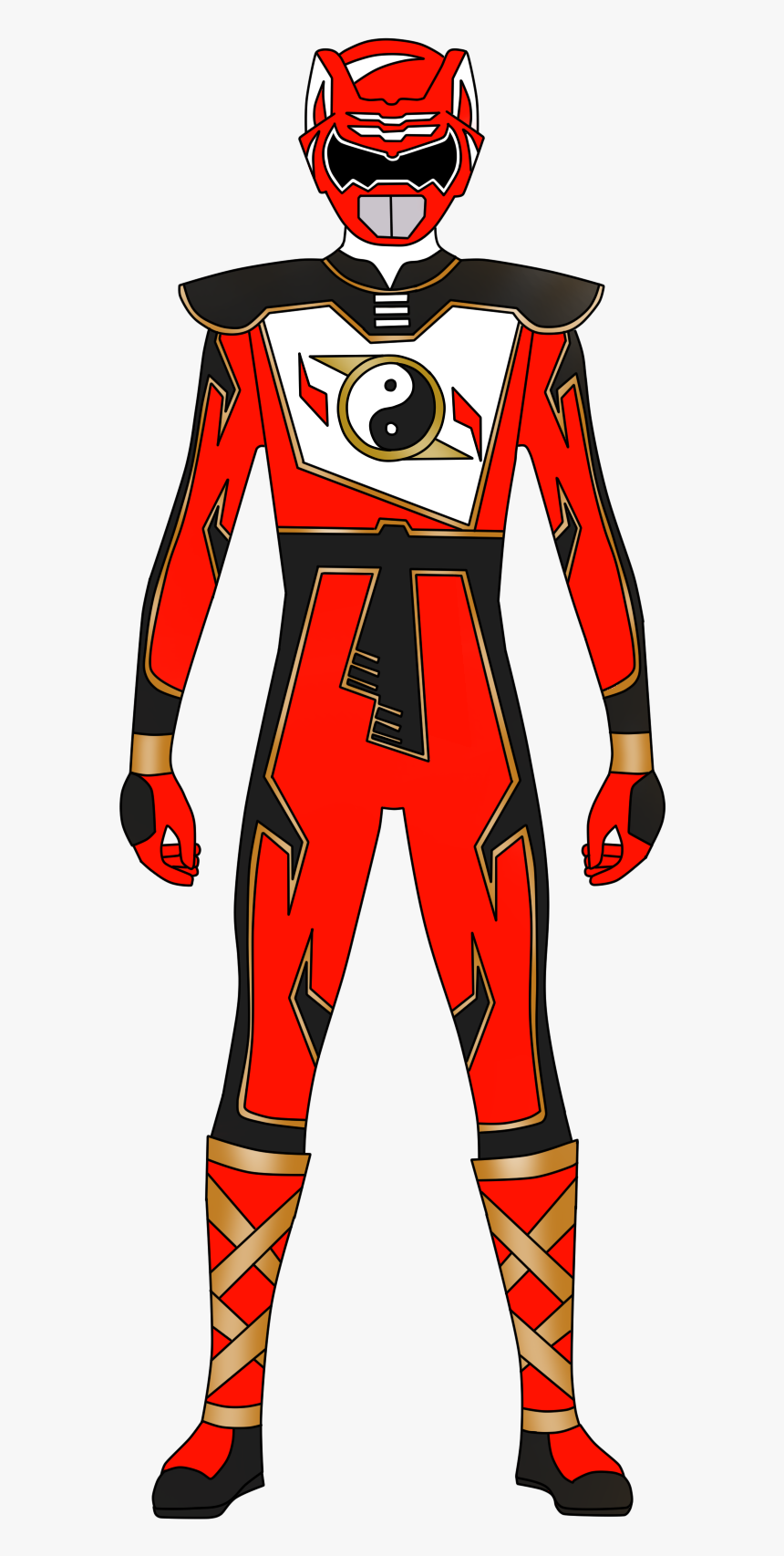 Red Ranger Png - Shaolin Fury Yellow Ranger, Transparent Png, Free Download