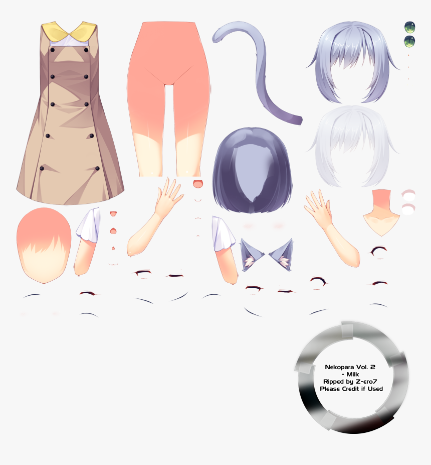 Nekopara Vol 2 Milk , Png Download - Milk Nekopara, Transparent Png, Free Download