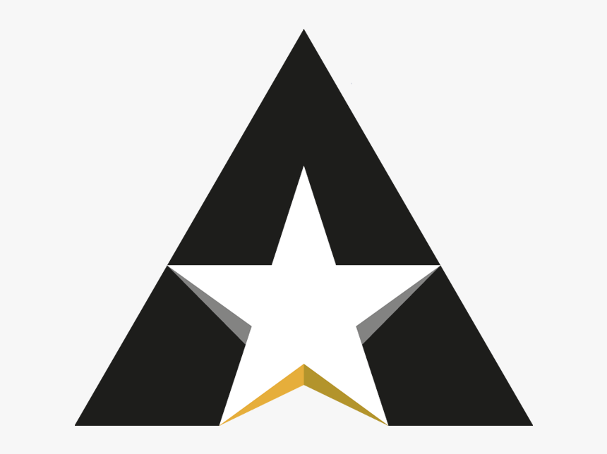 A Star Logo Mark - Star Inside A Triangle, HD Png Download, Free Download