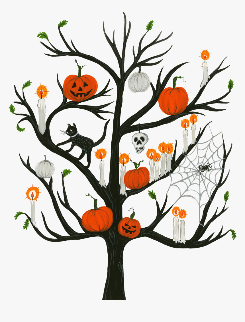 Halloween Tree Print & Cut File, HD Png Download, Free Download