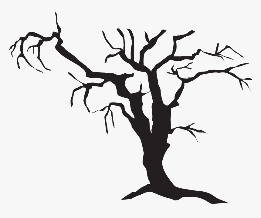 Halloween Tree Svg Cut File - Silhouette, HD Png Download, Free Download