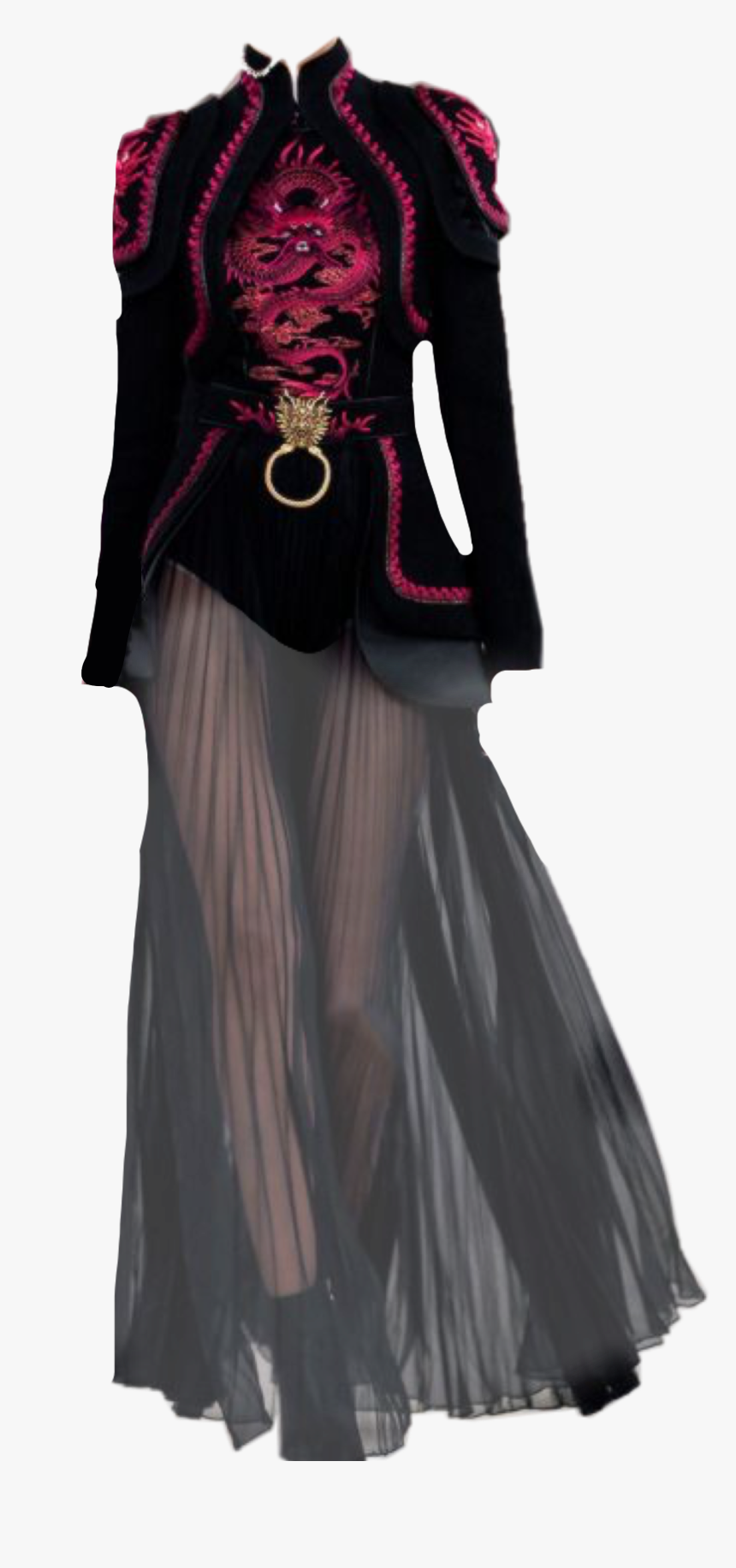 #runway #model #dress #outfit #dragon #png
 #freetoedit, Transparent Png, Free Download