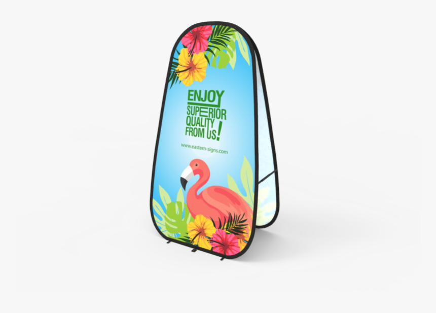 Vertical Pop Up A Frame Banner - Flamingo, HD Png Download, Free Download