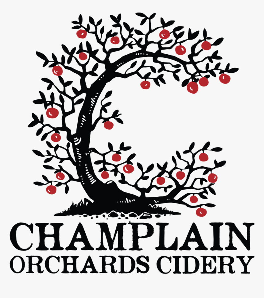 Cidery Logo Vertical Nobanner - Champlain Orchards Cider, HD Png Download, Free Download