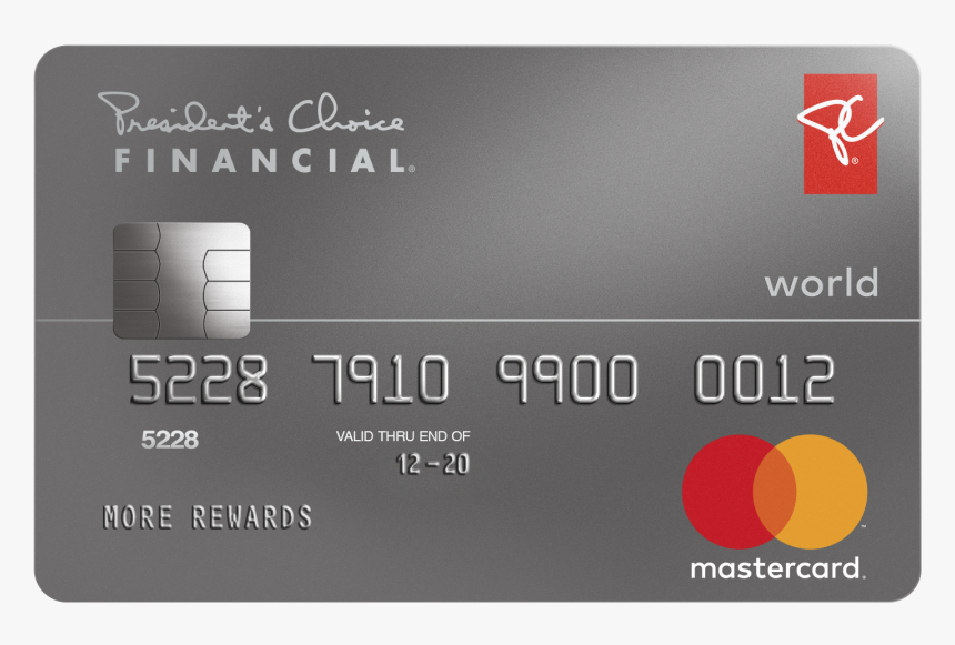 Pc Financial World Mastercard - Carte Crédit Mastercard, HD Png Download, Free Download