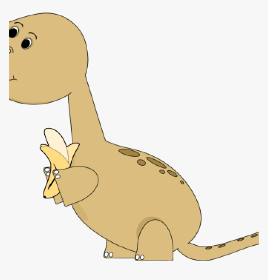 Cute Clipart Dinosaur - Dinosaur Eating Clipart, HD Png Download, Free Download