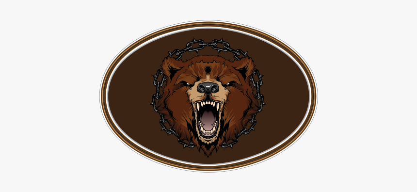 Angry Bear Head - Roar, HD Png Download, Free Download