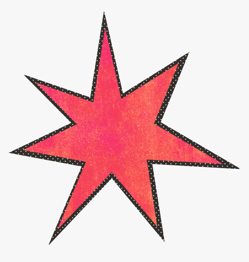 #freetoedit #ftestickers #decoration #design #starburst - Heptagram, HD Png Download, Free Download