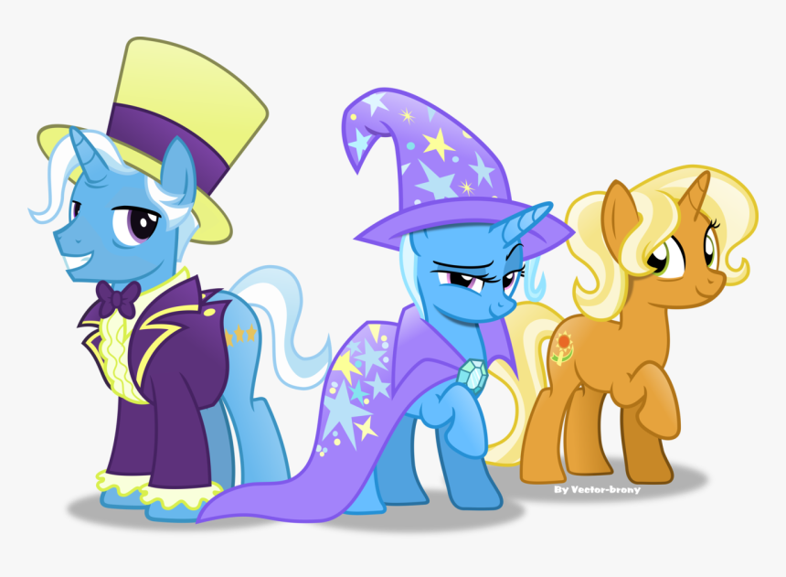 Vector-brony, Clothes, Family, Female, Grannies Gone - Mlp Trixie Dad, HD Png Download, Free Download