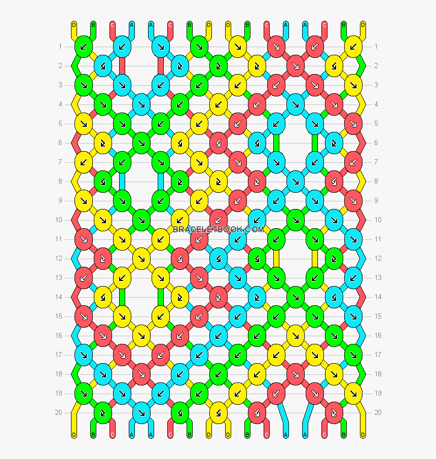 Friendship Bracelet Pattern, HD Png Download, Free Download