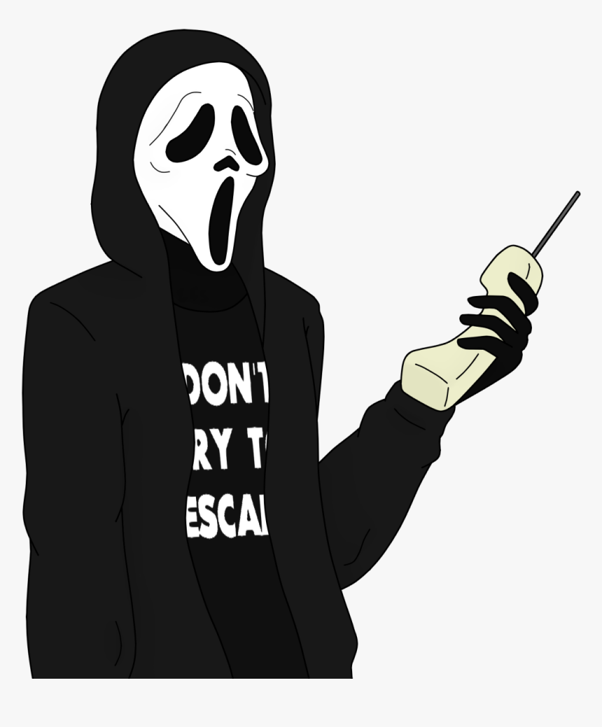 I Don’t Know Why But I Love Pictures Of Ghostface Where - Illustration, HD Png Download, Free Download