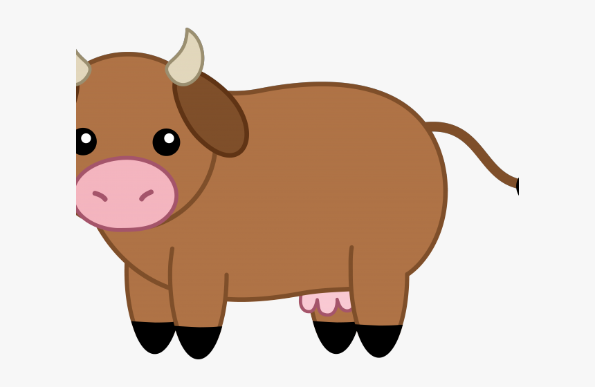 Cartoon Cow Pictures - Clipart Brown Cow, HD Png Download, Free Download