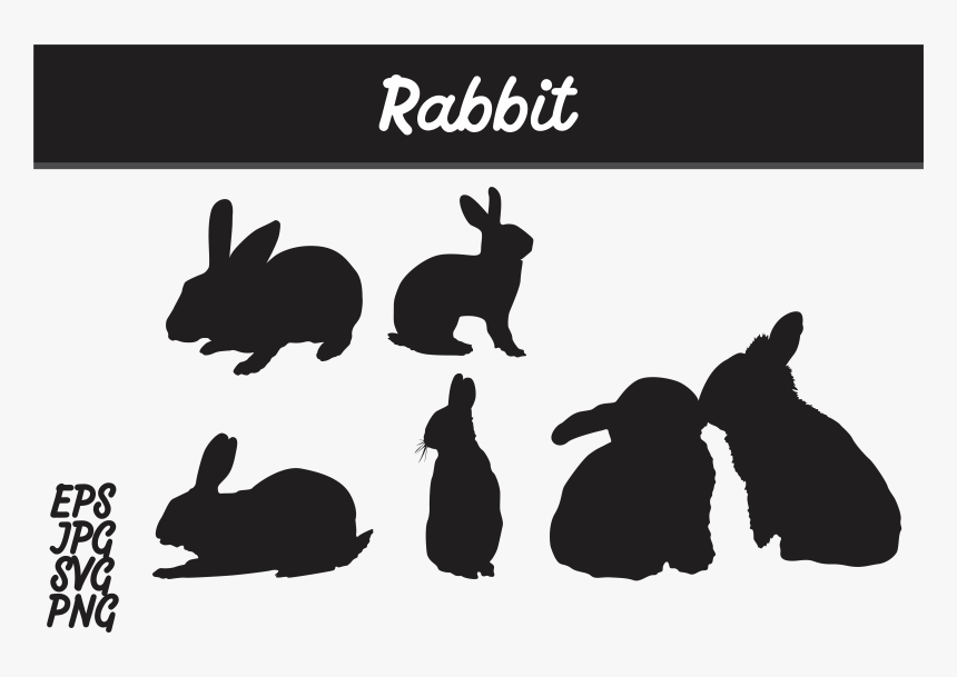 Download Rabbit Silhouette Set Svg Vector Image Bundle Graphic Batik Mega Mendung Vector Png Transparent Png Kindpng