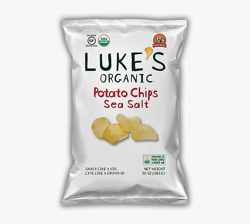 Potato Chips Sea Salt - Potato Chip, HD Png Download, Free Download