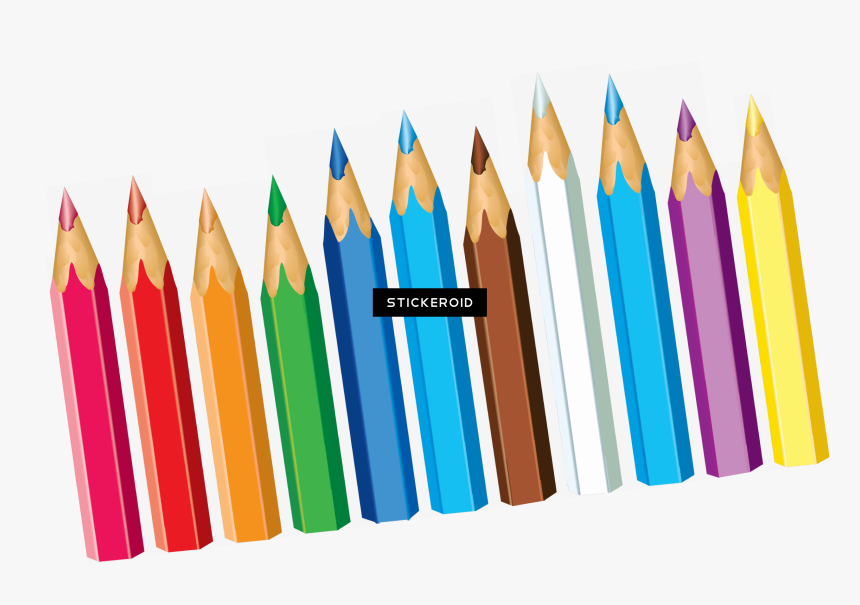 Colorful Pencils Pencil - Writing, HD Png Download, Free Download