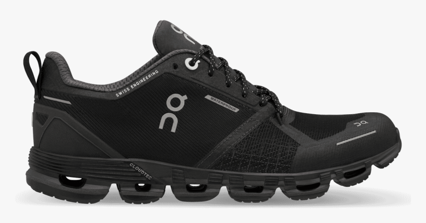 Solid Black Tennis Shoe , Png Download - Cloudflyer Wp, Transparent Png, Free Download