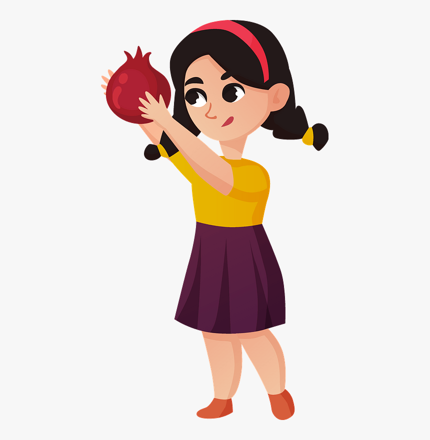 Girl On Rosh Hashanah Clipart, HD Png Download, Free Download