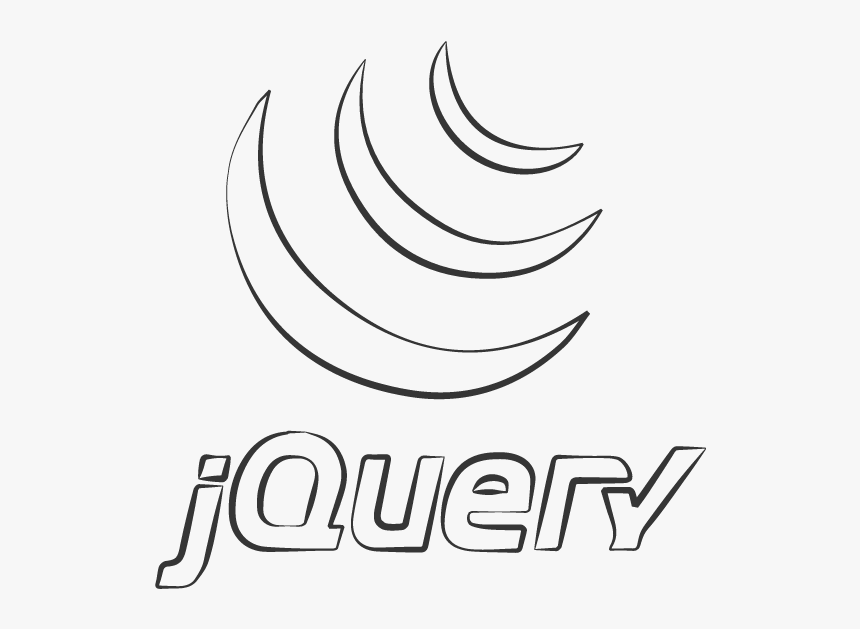 Jquery - Line Art, HD Png Download, Free Download