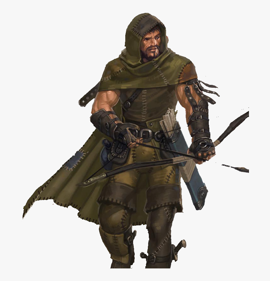 Character png. Рейнджер ДНД 5. Следопыт ДНД 5. Pathfinder ДНД. Бандит ДНД 5.