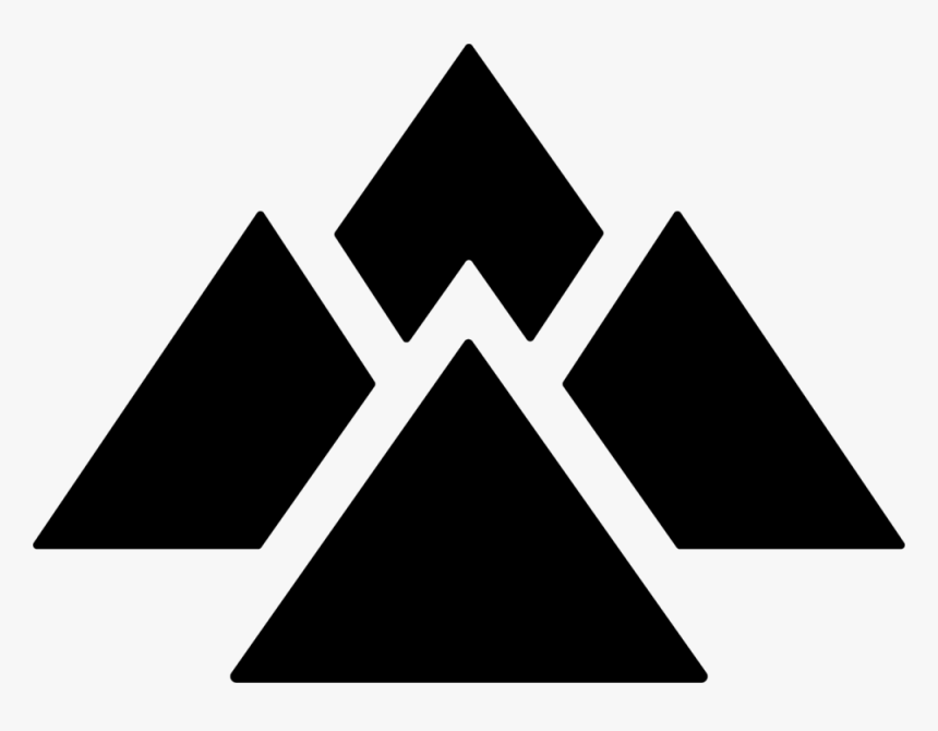 Rm Mountains Black - Triangle, HD Png Download, Free Download