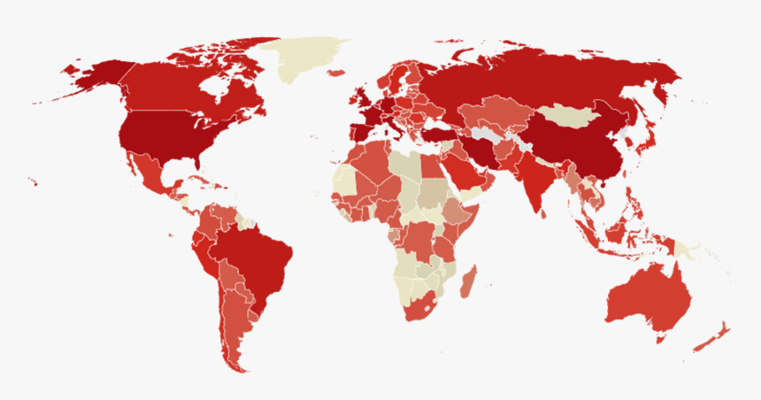 Countries Affected By Coronavirus, HD Png Download, Free Download