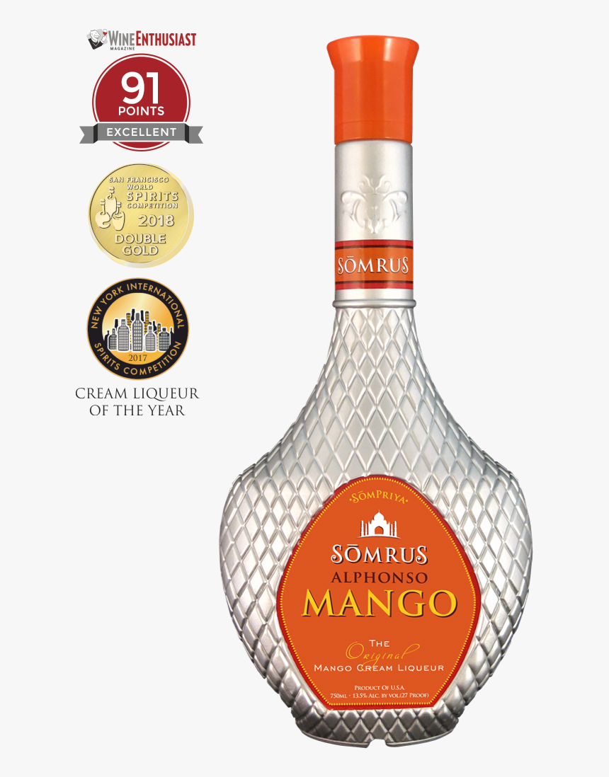 Somrus Alphonso Mango Cream Liqueur 750ml - Somrus Mango, HD Png Download, Free Download