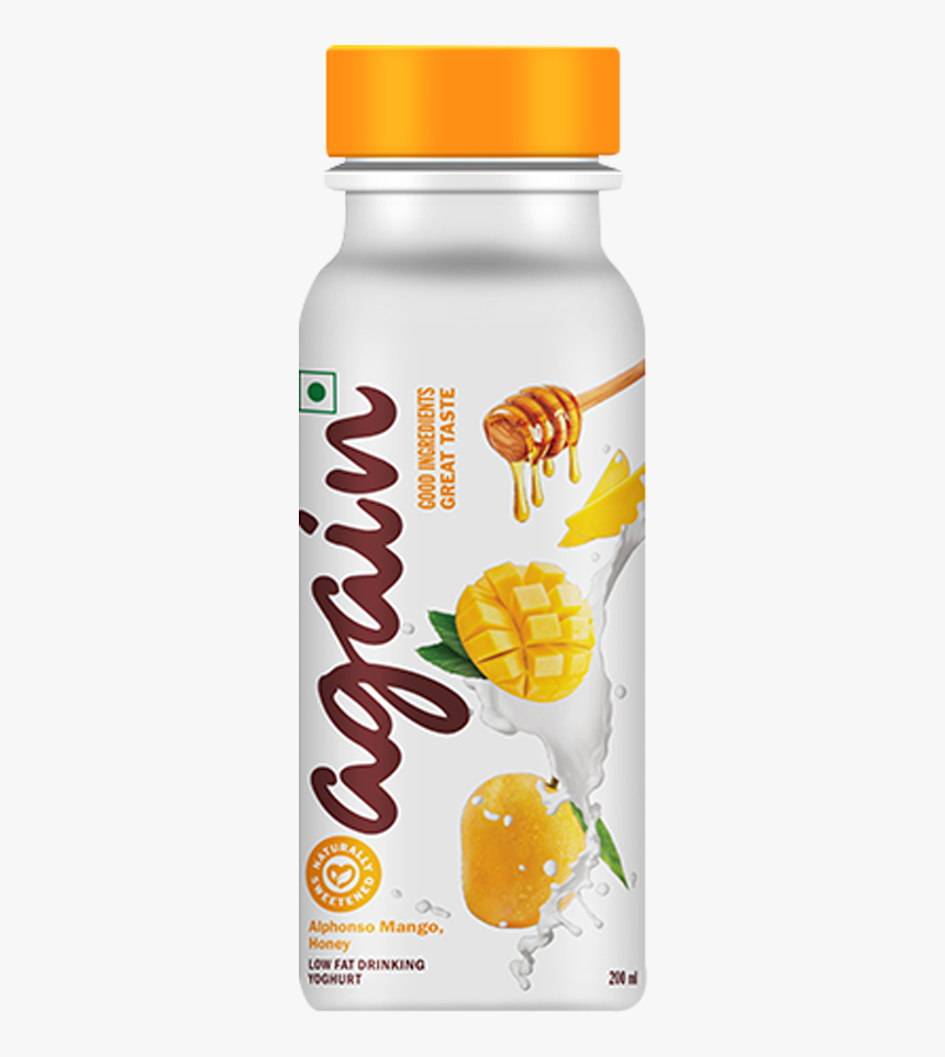 Again Alphonso Mango Yoghurt Drink - Again Drinking Yoghurt, HD Png Download, Free Download