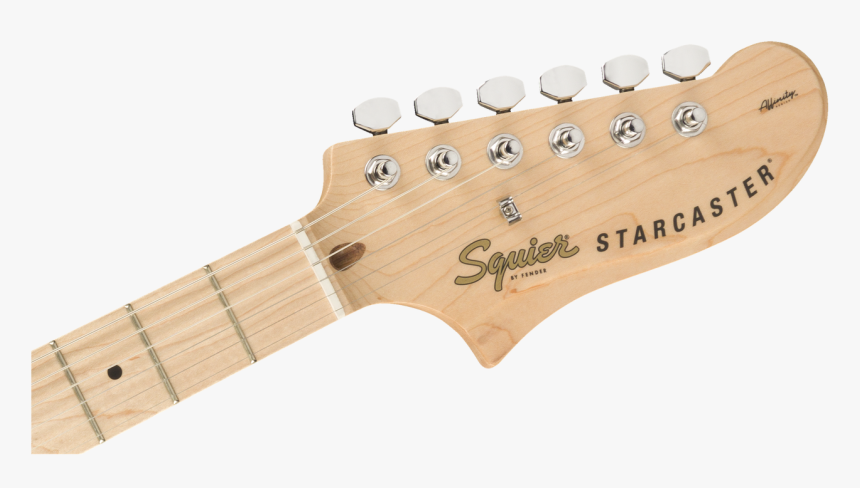 Squier Affinity Series Starcaster Candy Apple Red With - Starcaster Headstock, HD Png Download, Free Download