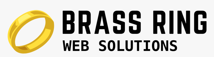 Brass Ring Web Solutions Logo - Black-and-white, HD Png Download, Free Download